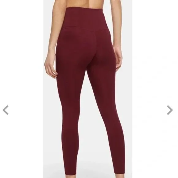 NWT Nike Women's Yoga 7/8 Lurex Tights - Picture 3 of 4